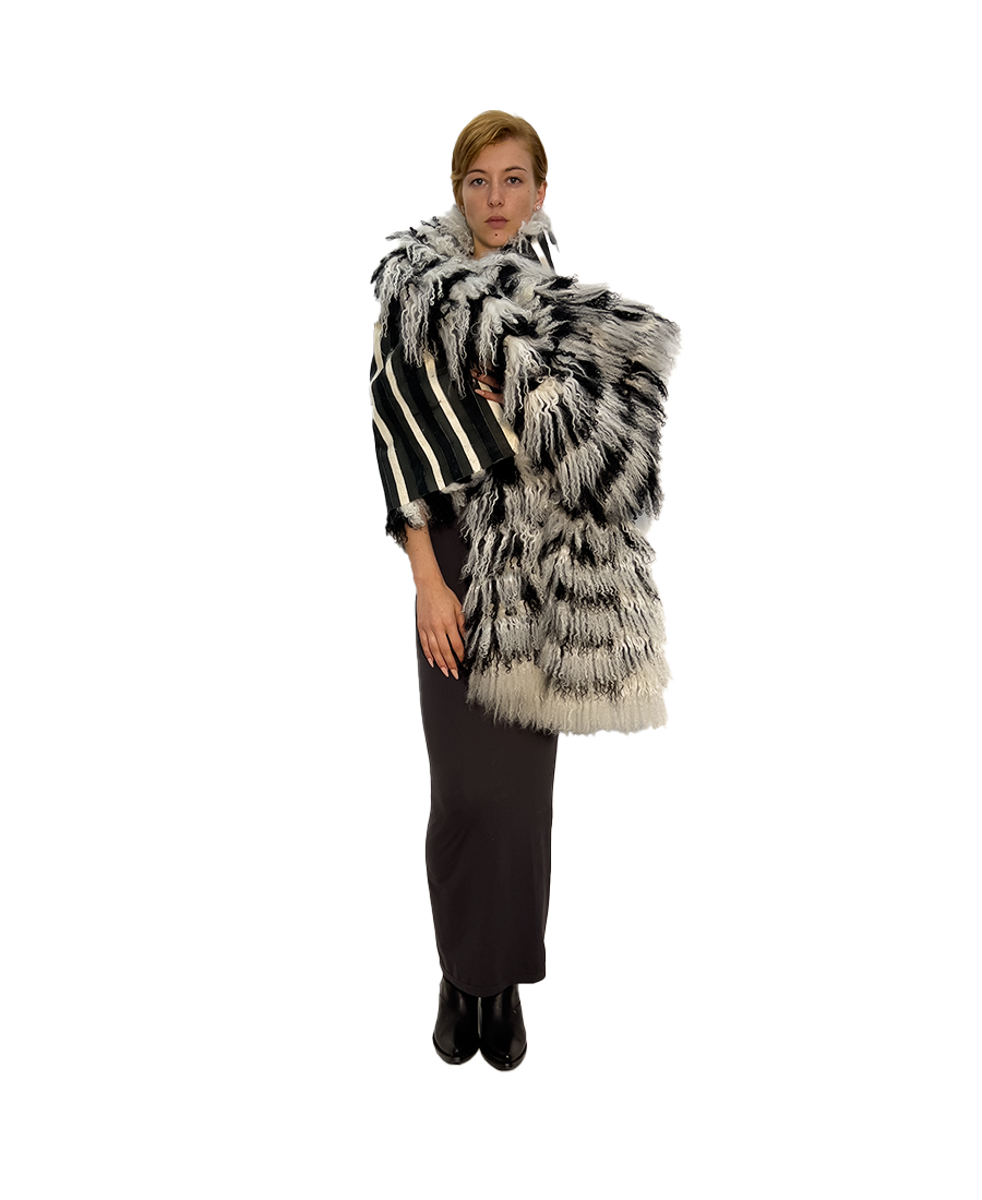 #405 REVERSIBLE OVERSIZED KALGAN SCARF