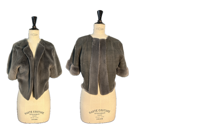 # REVERSIBLE SILVER EPILATED MINK