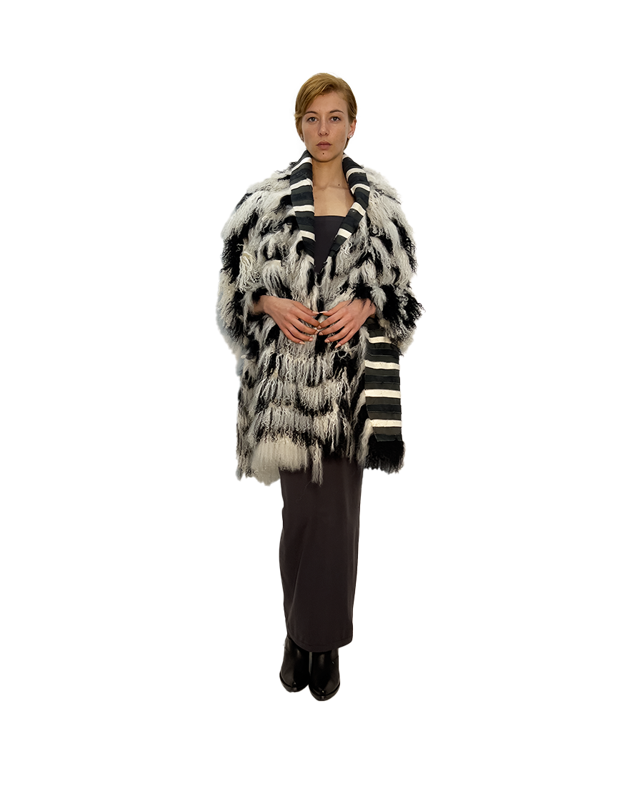 #405 REVERSIBLE OVERSIZED KALGAN SCARF