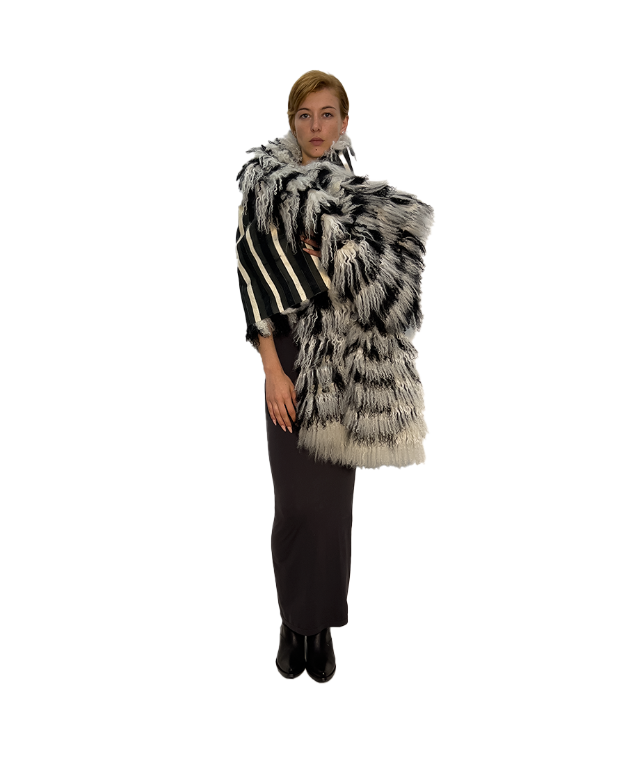 #405 REVERSIBLE OVERSIZED KALGAN SCARF