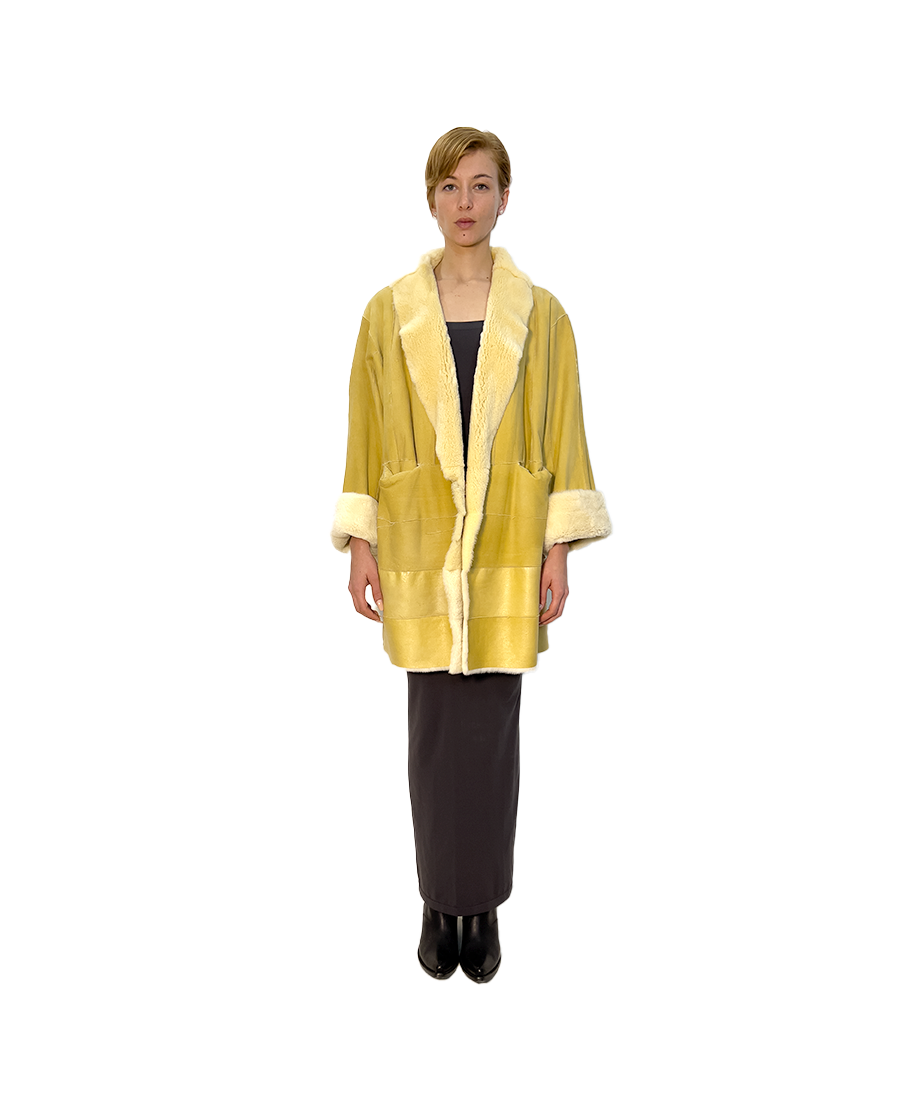 #1471 ‘CLARA 1.1’ REVERSIBLE EPILATED VANILLA MINK