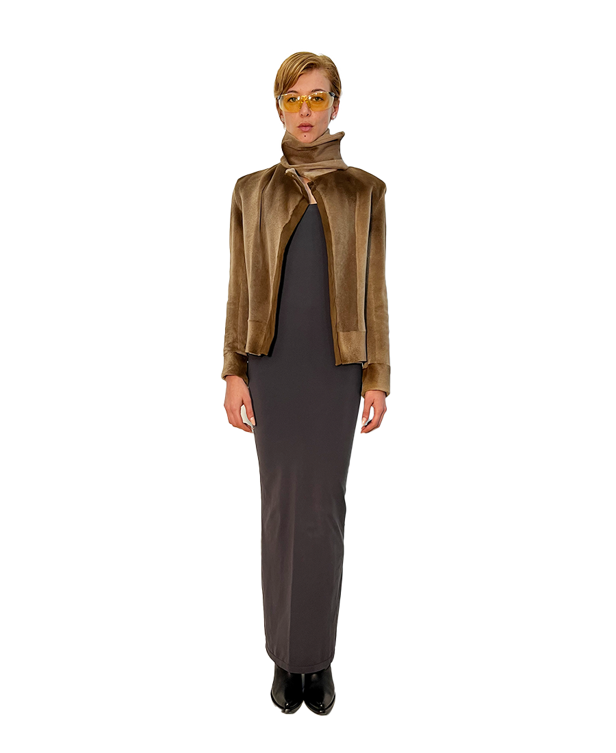 SHAVED TAUPE MINK