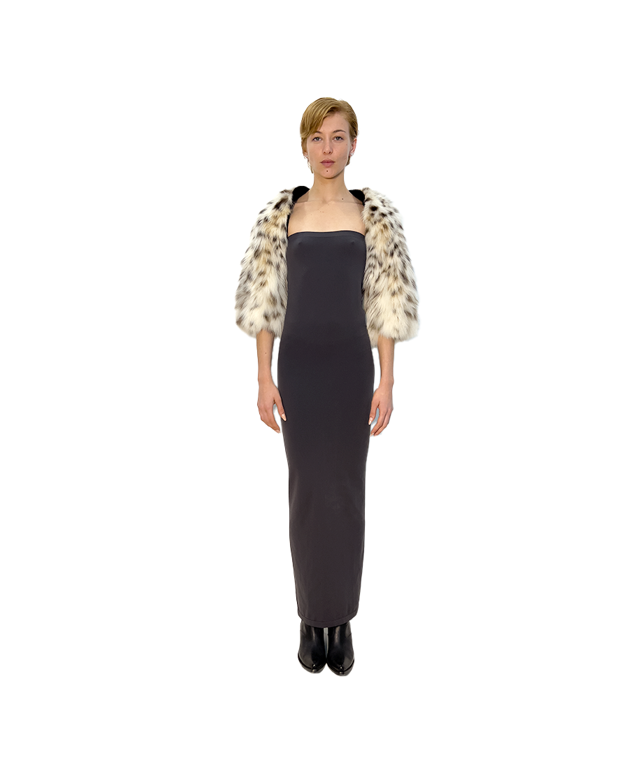 REVERSIBLE BOLERO LYNX & MINK