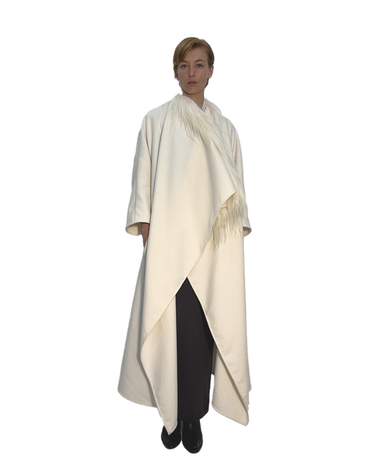 #1883 CASHMERE KALGAN LONG COAT